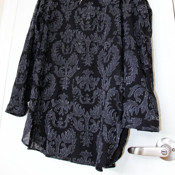 BNWT SS24 YOHJI YAMAMOTO INDIA PATTERN SHIRT 3 - Picture 6 of 12